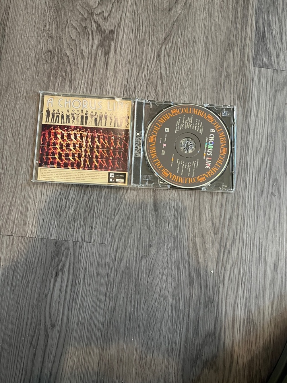 A Chorus Line Original Cast CD - Beige Cover with Stickers - Picture 3 of 4
